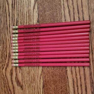 Vintage set of 12 Wooden "Gold Bond Line" Pencils - "Union Camp Corporation"